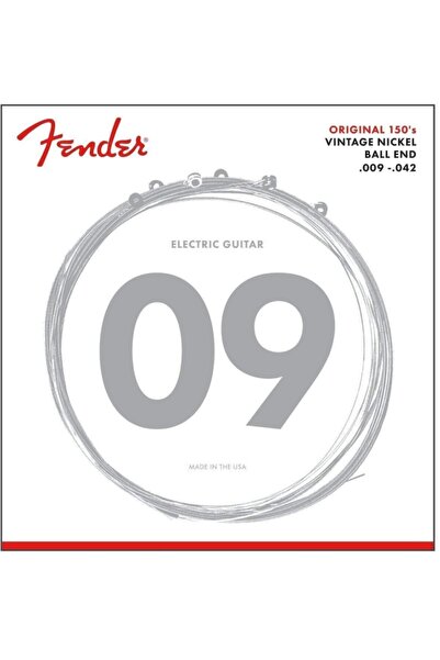 FENDER 009-042 Pure Nickel Elk. Git. Teli 150m
