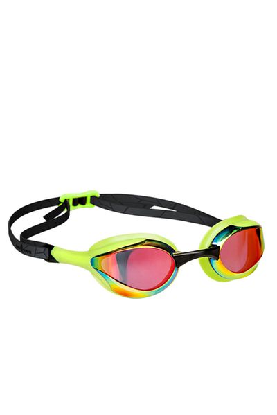 Mad Wave Alien Rainbow Swimming Race Goggles Green/Black