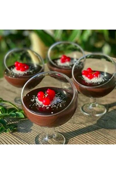 MHK Collection Lux 6-Piece Cut Model Magnolia Dessert Glass