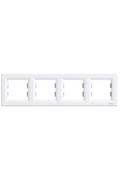 SCHNEIDER Eph5800421 Schneider Asfora – 4-Piece Horizontal Frame – White