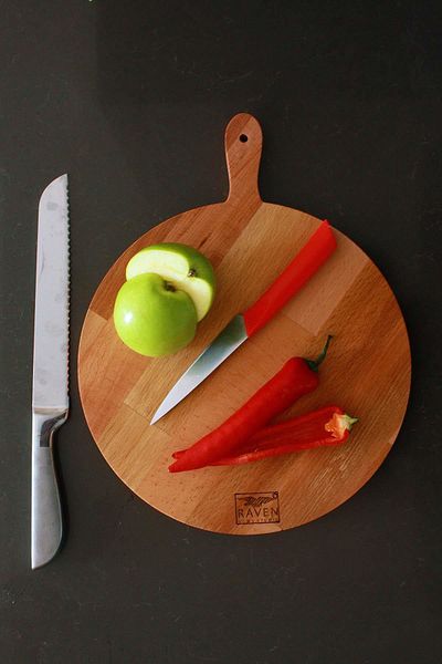 Raven Home Studio Solid Wood Cutting Board Cutting Board Natural