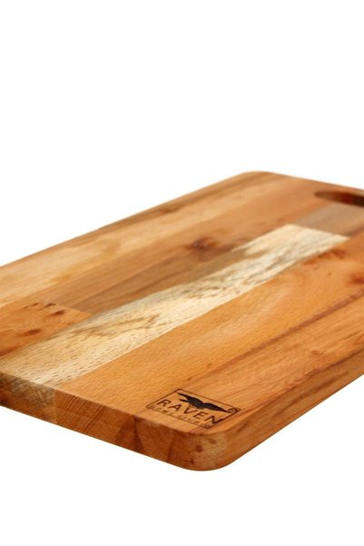 Raven Home Studio Solid Wood Cutting - Presentation Board Cutting Board Natural