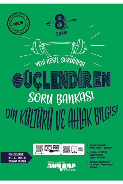Ankara Yayınları 8. Sınıf Din Kültürü Güçlendiren Soru Bankası