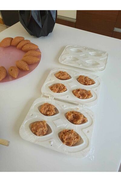 QNİAY Practical 4-Piece Lined Meatball Mold - Lined Meatball Mold Apparatus Foldable Lined Meatball Apparatus