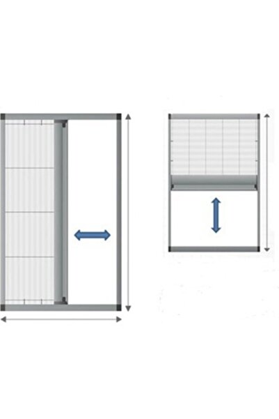 pilelistore Pileli Sineklik Kapı Ve Pencere Sineklik Plise Sineklik (80-200)