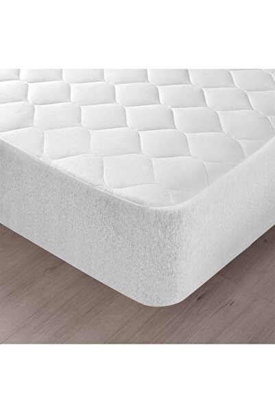 merland benvecocuk 200X200 Quilted Double Size Liquid Proof Mattress Fitted Plug-in Mattress Protector