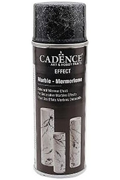 Cadence Sprey Mermer Efekti Boyası Gümüş Damarlı 200 Ml Başkent Hobi