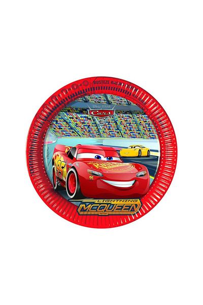 parti sürprizi Cars Cars Party Paper Plates 8 Pieces
