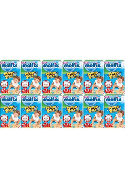 Molfix Swimming Pants Swimsuit Cloth Size:4-5 9-15kg 132 Pieces