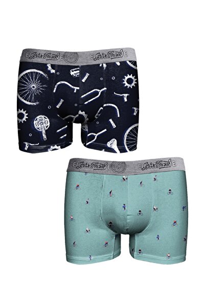 John Frank Erkek Dijital Baskılı Ikili Eighty Five Boxer