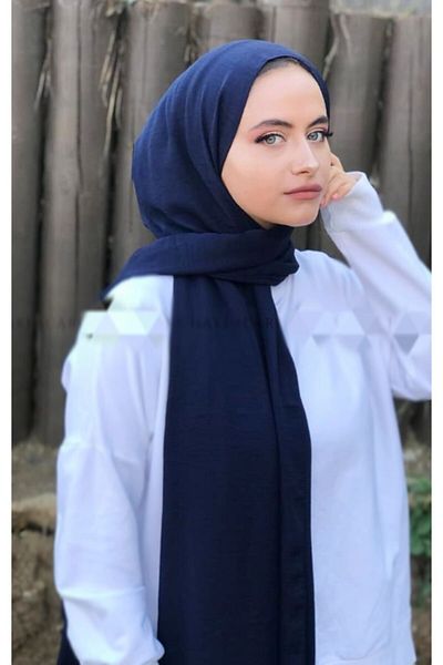 Feraşet Çanta&Bijuteri Μακρύ βαμβακερό μαντήλι Cazz Hijab