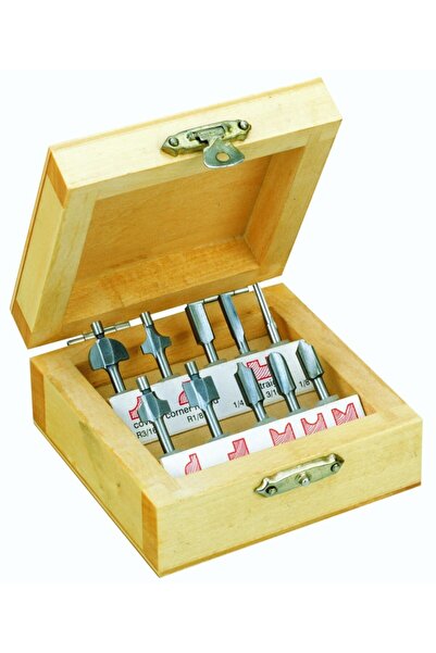 Genel Markalar AHŞAP FREZE UÇ SETİ 10 PARÇA