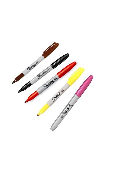 Sharpie Fine Permanent Marker 5 Colors