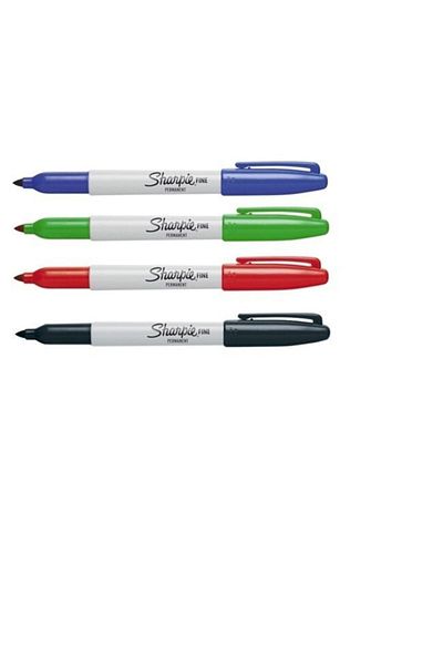 Sharpie Permanent Marker 4 Colors