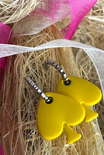 Leerybee ماتي اللون الأصفر القرط الأشياء بأسمائها الحقيقية مضاد الأرجية