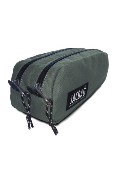 Jacbag Husă dublă pentru pixuri cu două compartimente, gri Jac-08