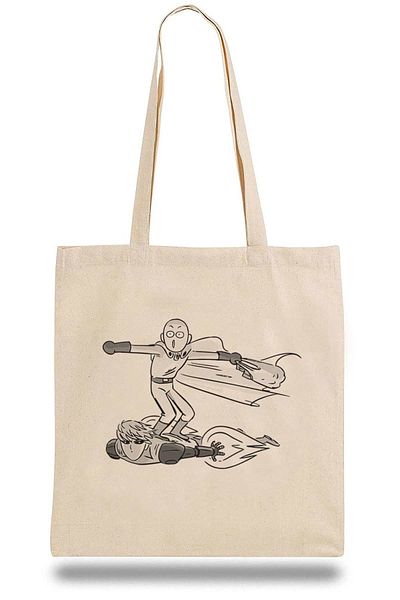 QIVI Υφασμάτινη τσάντα Anime One Punch Man