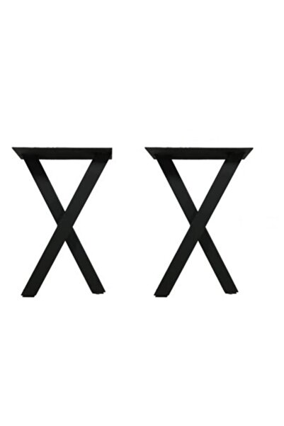 Genel Markalar Bank Ayağı Metal X Sehpa Bench Sandalye Ayağı