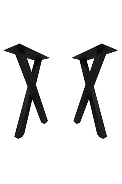 Abronya Bank Ayağı Metal X Sehpa Bench Sandalye Ayağı