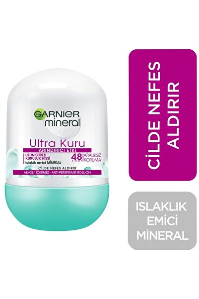 Garnier Garnıer Mineral Roll-on Ultra Kuru