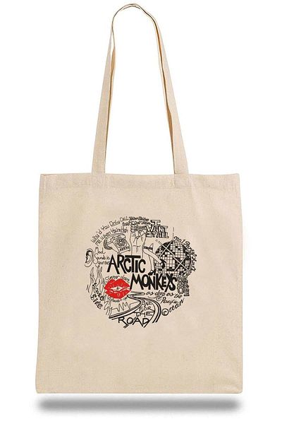 QIVI Geantă de stofa Arctic Monkeys Songs