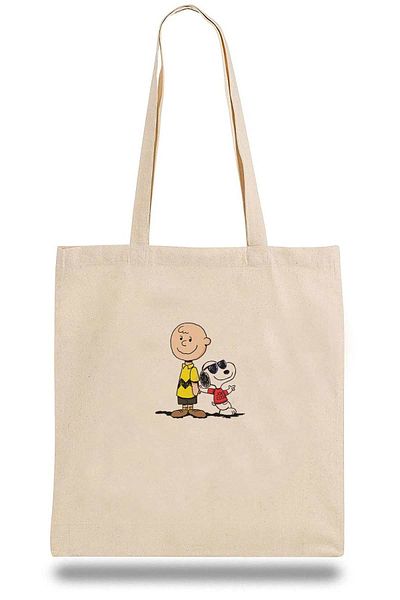 QIVI Υφασμάτινη τσάντα Charlie Brown And Snoopy By Snoopy