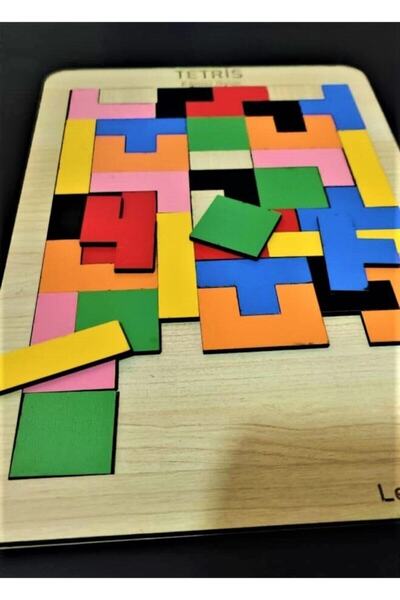 HAMAHA Hambag Eğitici Ahşap Tetris Oyunu Bul Tak