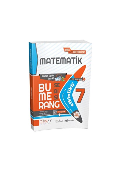 Günay Yayıncılık Günay Yayınları 7. Sınıf Bumerang Matematik Akıllı Defter Lg...
