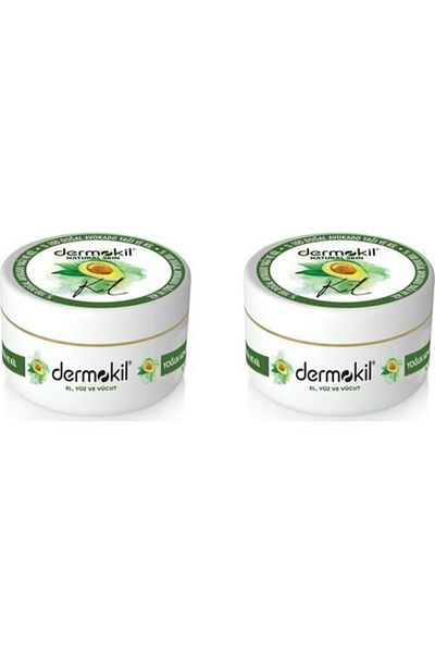 Dermokil Avocado Hand Face Body Cream 300 ml Hand Cream Set of 2