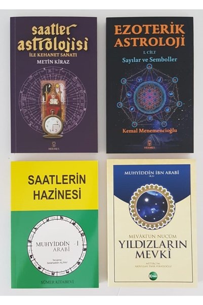 Hermes Yayınları Saatlerin Hazinesi -yıldızların Mevki-ezoterik-saatler Astrolojis