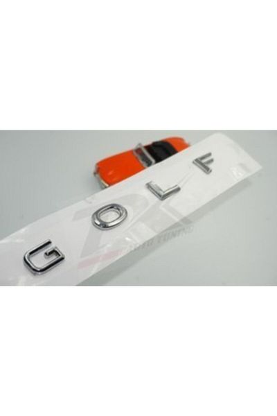 Golf Volkswagen 7 Luggage 3m 3d New Generation Chrome Abs Lettering Logo Emblem