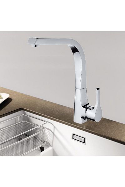 Mayaglory Odessa Series Mix Swan Sink Faucet Chrome Color 100% Brass Cast Pipe