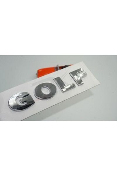 Golf Volkswagen 4-5 Luggage 3m 3d Chrome Abs Lettering Logo Emblem