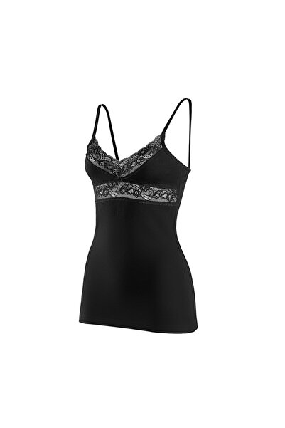 Yıldız Çamaşır Lycra Adjustable V-Neck Lace Tank Top 3 Pack