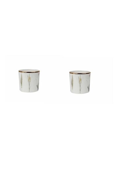 Porland Botanical Patterned Cup 230 Cc 2 Pieces