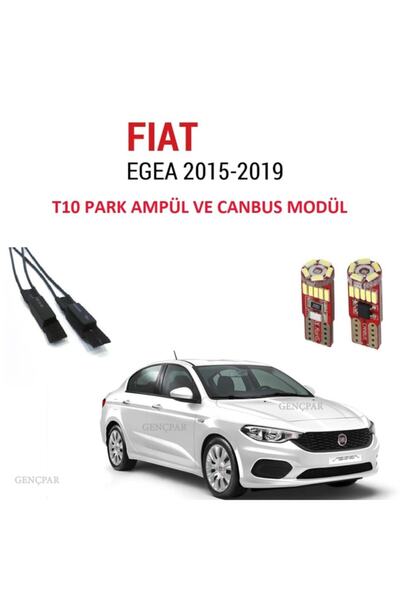 GPR AUTO PARTS Fiat Egea T10 Plaka Led Lambası Ve Canbus Modülü