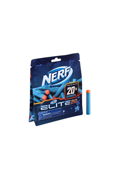 Nerf Orjinal Elite 2.0 Dart 20 Li Yedek Paket Orjinal Dartları F0040