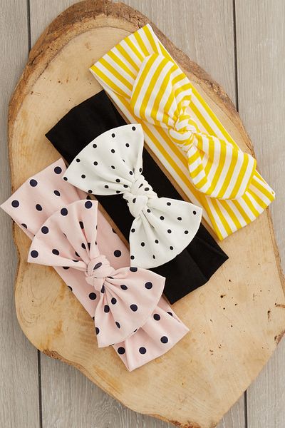 Babygiz Handmade Soft Bow Tied Natural 100% Cotton Combed Cotton 3-Piece Baby Kids Girls Bandana Set