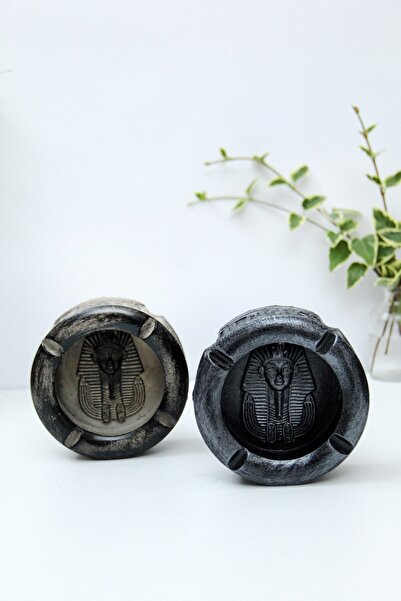 Esafe Home Set of 2 3D Vintage Pyramid Oval Ashtray / Panties