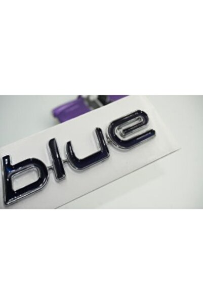 Hyundai Accent Blue 2011+ الجيل الجديد للأمتعة كروم ABS 3M شعار نص ثلاثي الأبعاد