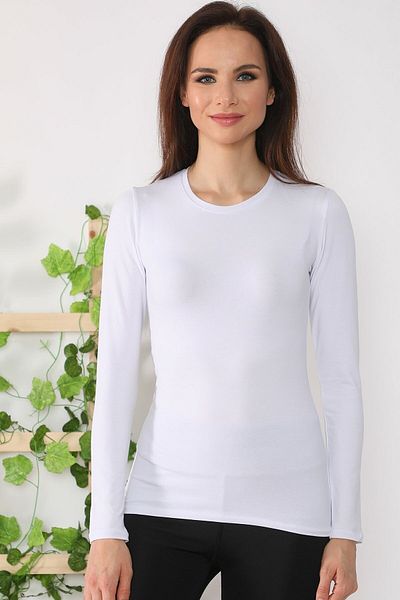 sevdalı Women's White Crew Neck Long Sleeve Mother Badi