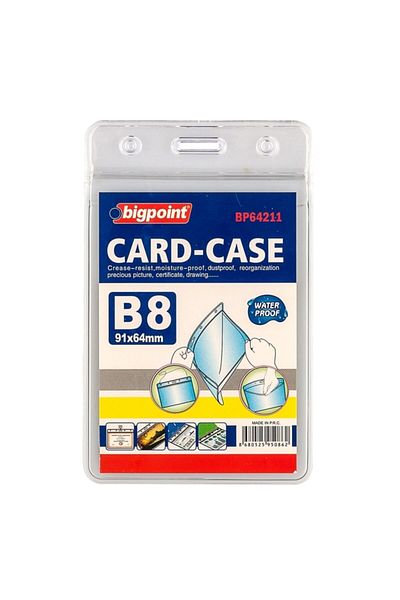 Bigpoint Vertical B8 - 64X91 mm Ziplock 10 Card Bag