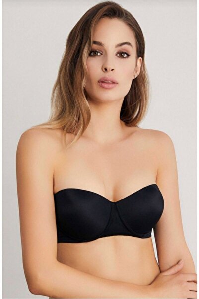 Eros Adela Без бретелей Бюстгальтер з балеринами Чорний