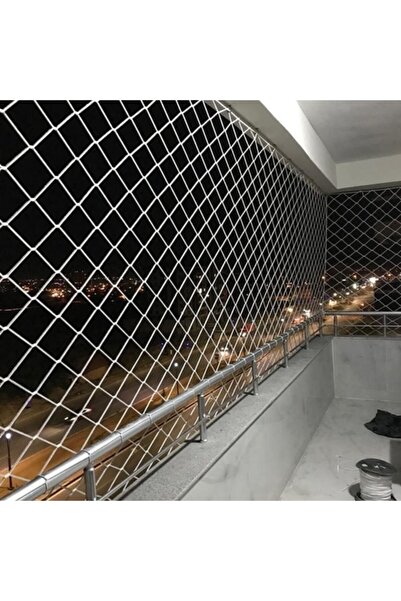 Genel Markalar 2,50 X 1 Metre Çocuk Güvenlik Filesi Kalınlık 3 Mm Balkon Güve...