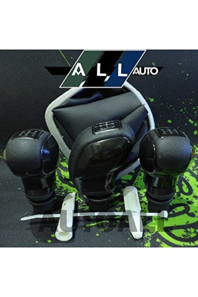 AutoAll Renault Clio 3 Spor Vites Topuzu Ve Vites Körüğü Siyah Takım