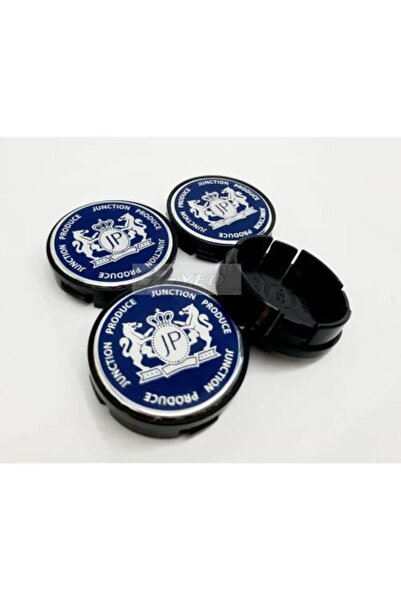 DURU DORUK Junction Produce Jant Göbeği 65/60mm Mavi 60mm Yuva 4 Lü Set