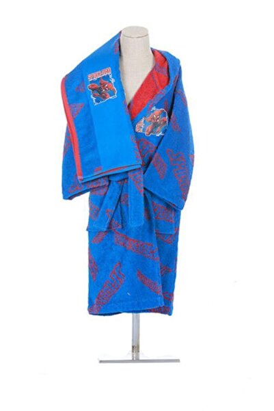 Özdilek Lisanslı 2 Parça Bornoz+ Havlu 9-10 Yaş Spiderman