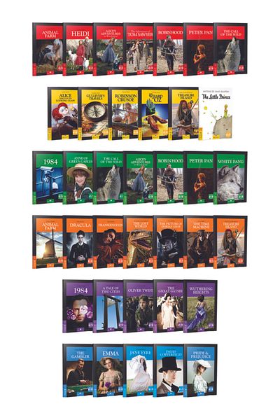 MK Publications English Story Set Stage 1,2,3,4,5,6 (37 Books) + Audio Files