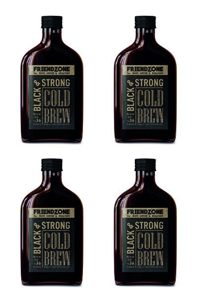 Friendzone 3rd Wave Coffee & Roastery Cold Brew ( Soğuk Demleme Kahve ) Cam Şişe 200 Ml 4'lü Set