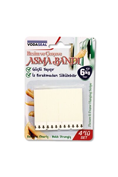 Vodaseal Resim Ve Çerçeve Asma Bandı 4lü Set
